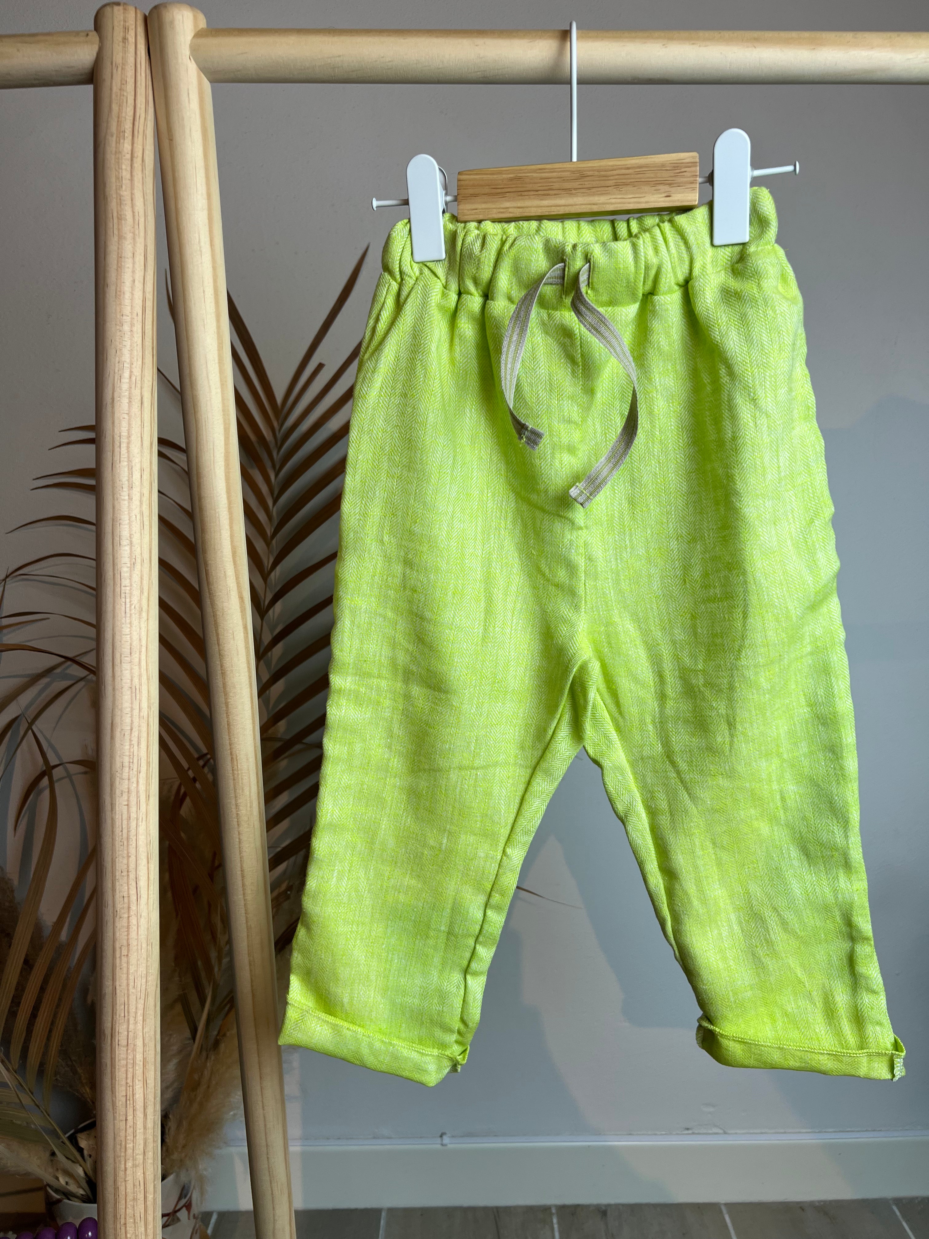 Pantalone chino guacamole