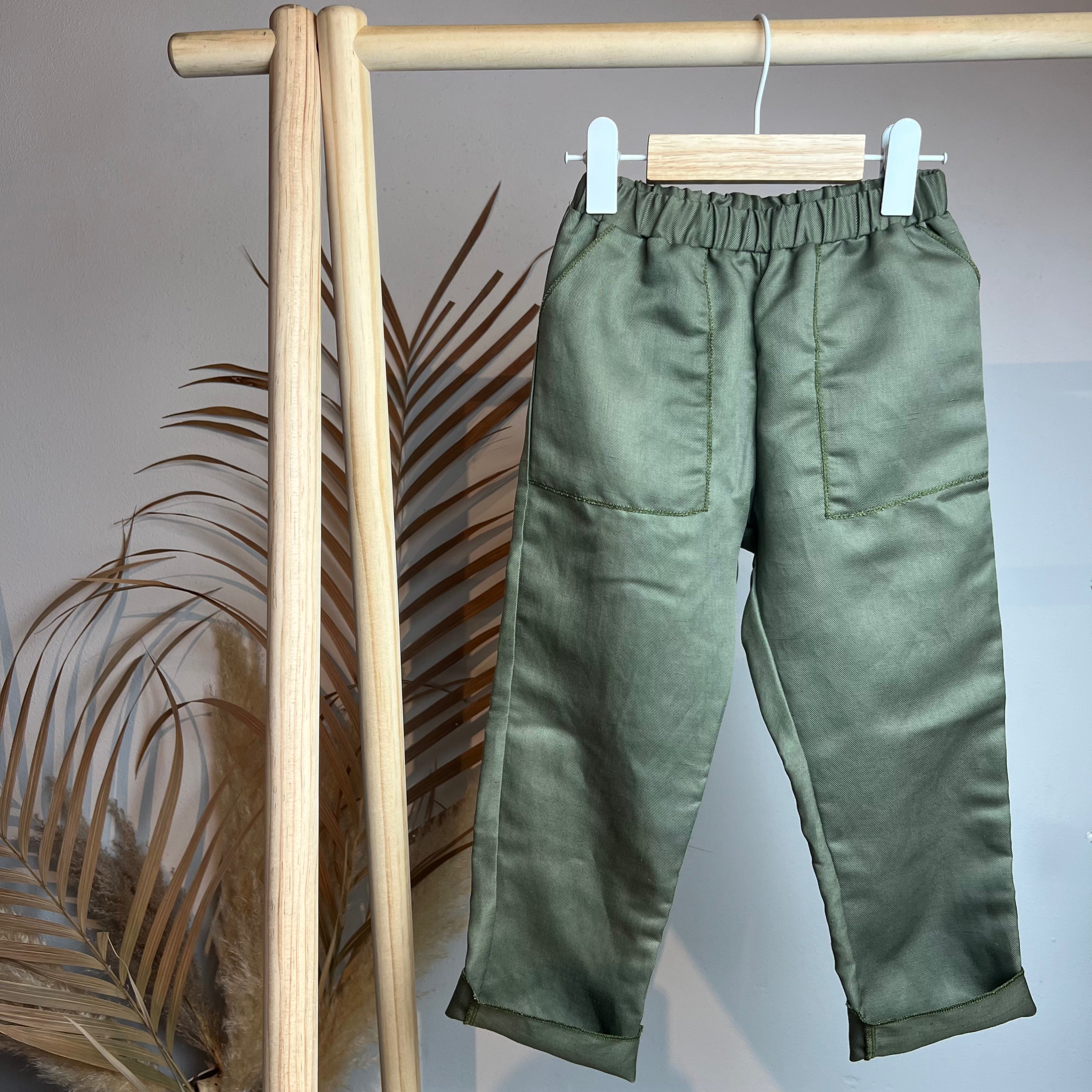 Pantalone verde oliva