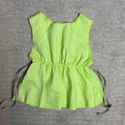 Top in lino regolabile