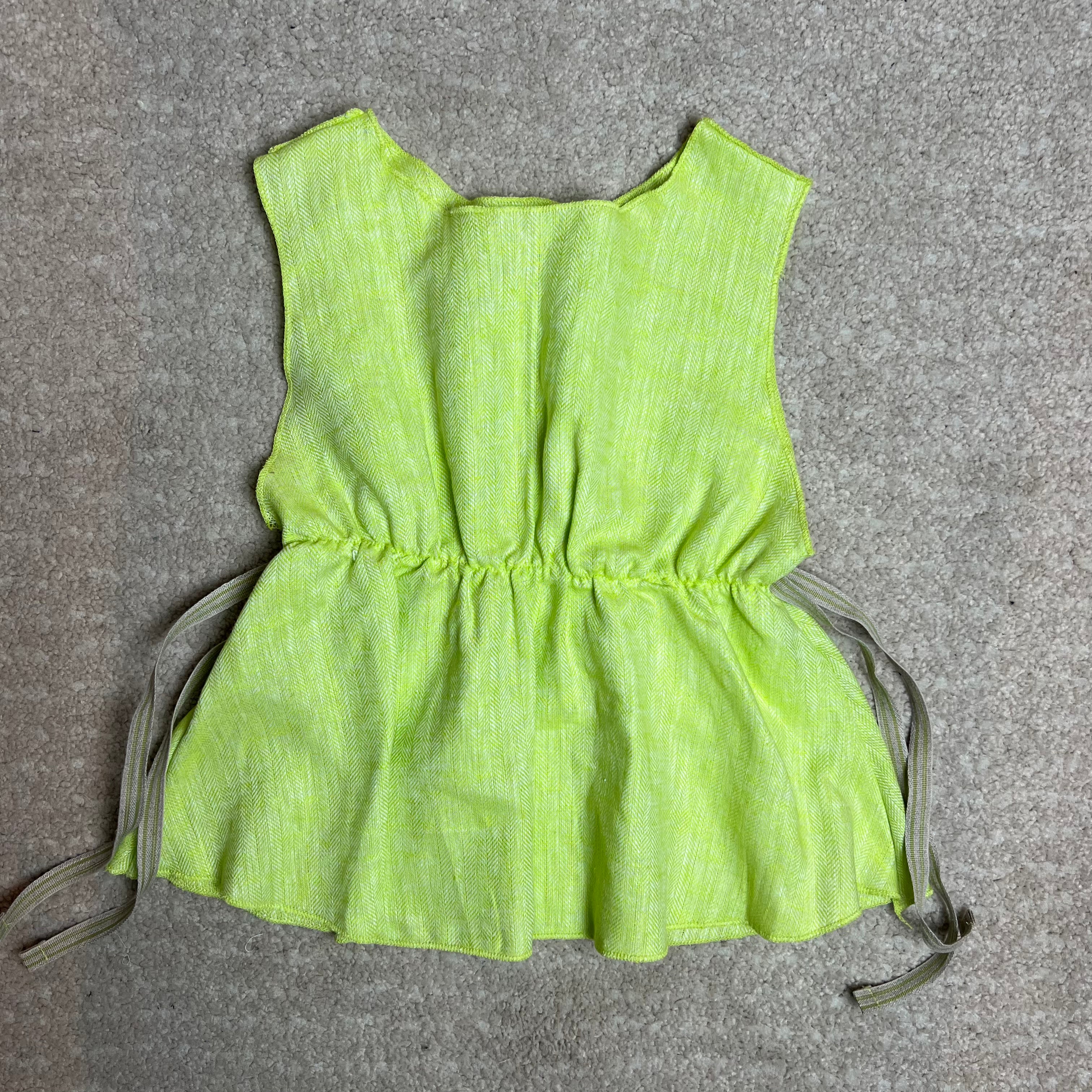 Top in lino regolabile