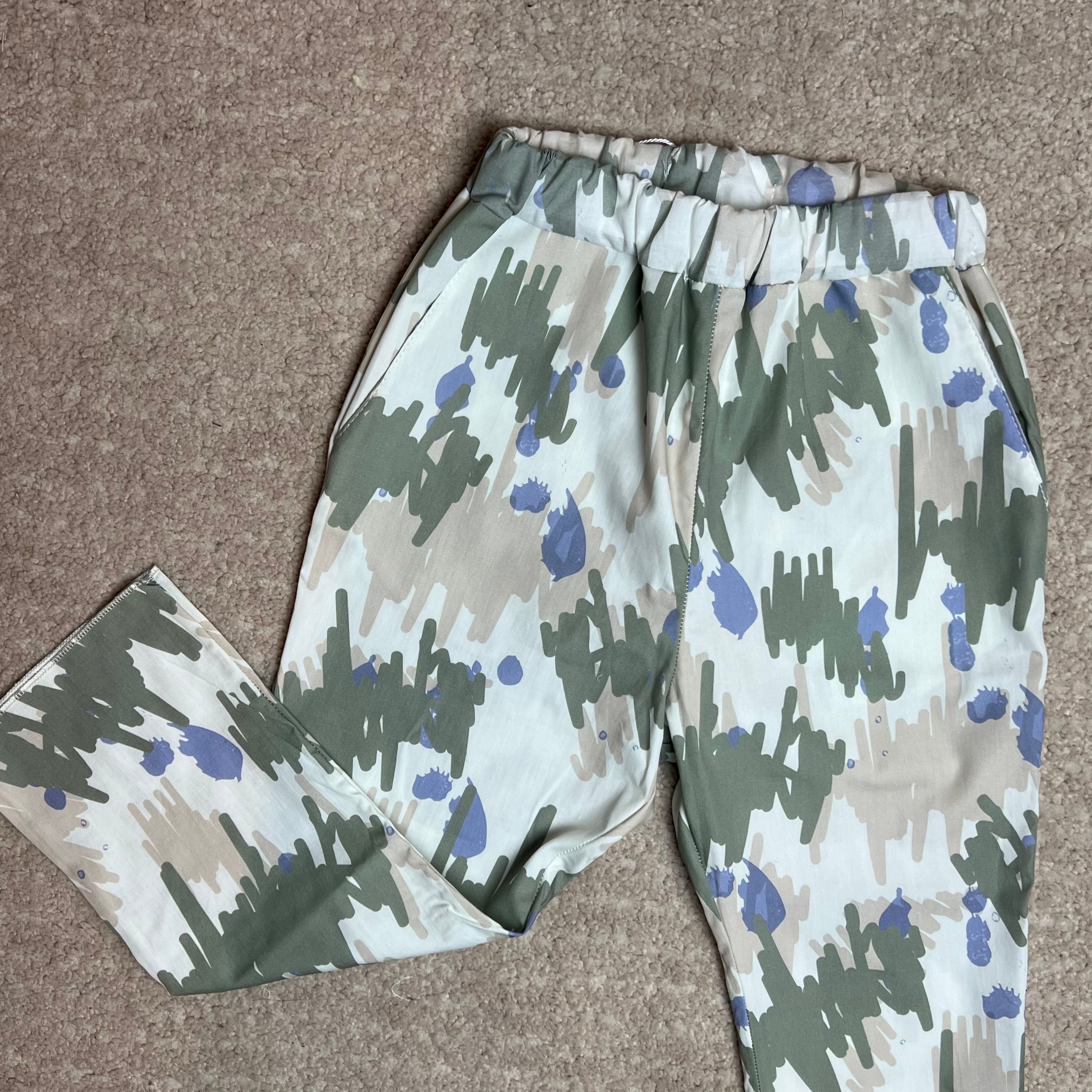 Pantalone chino stampato