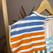 Camicia a scatolina con stampa ombrellini
