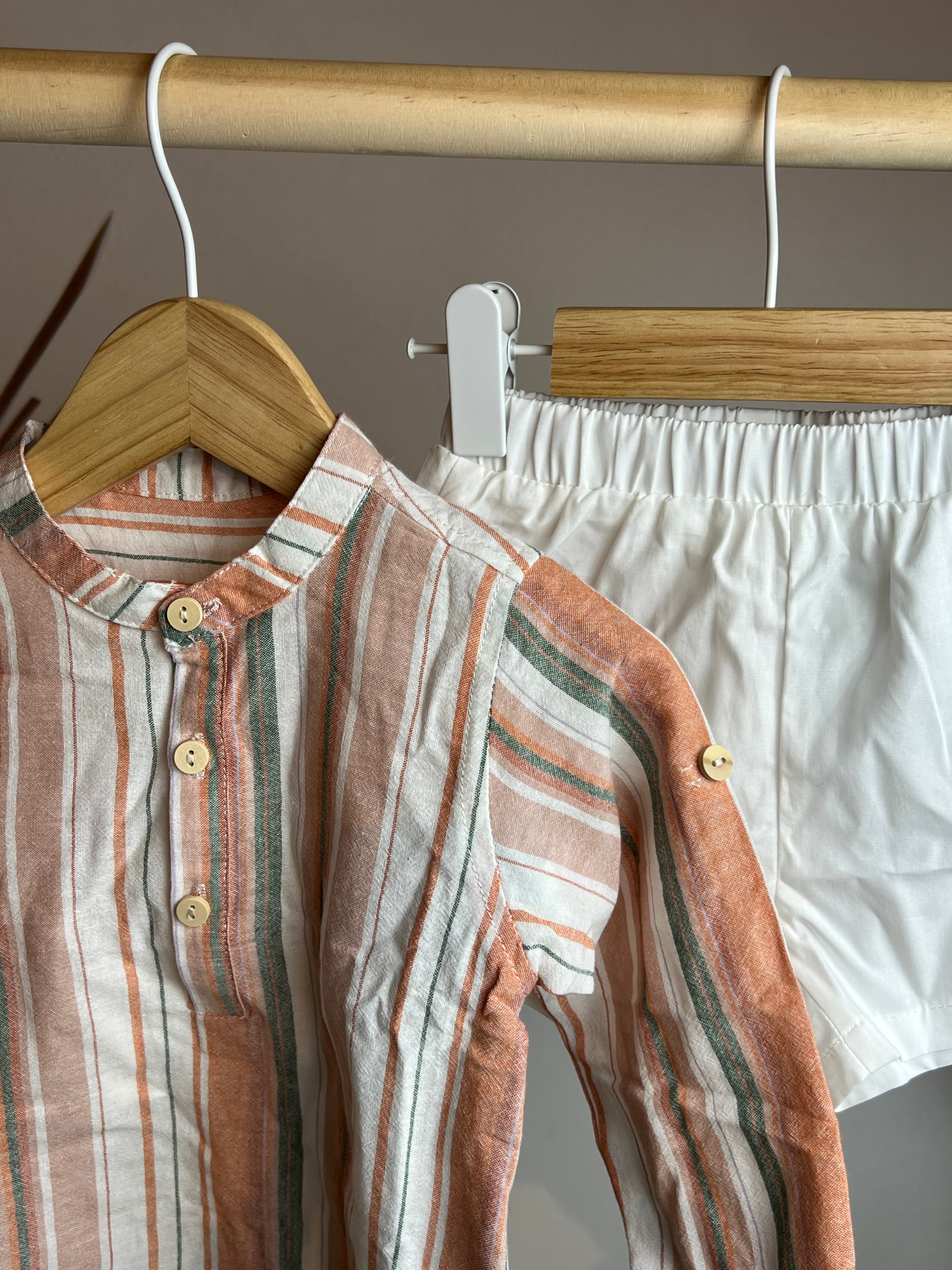 Set bambino a righe