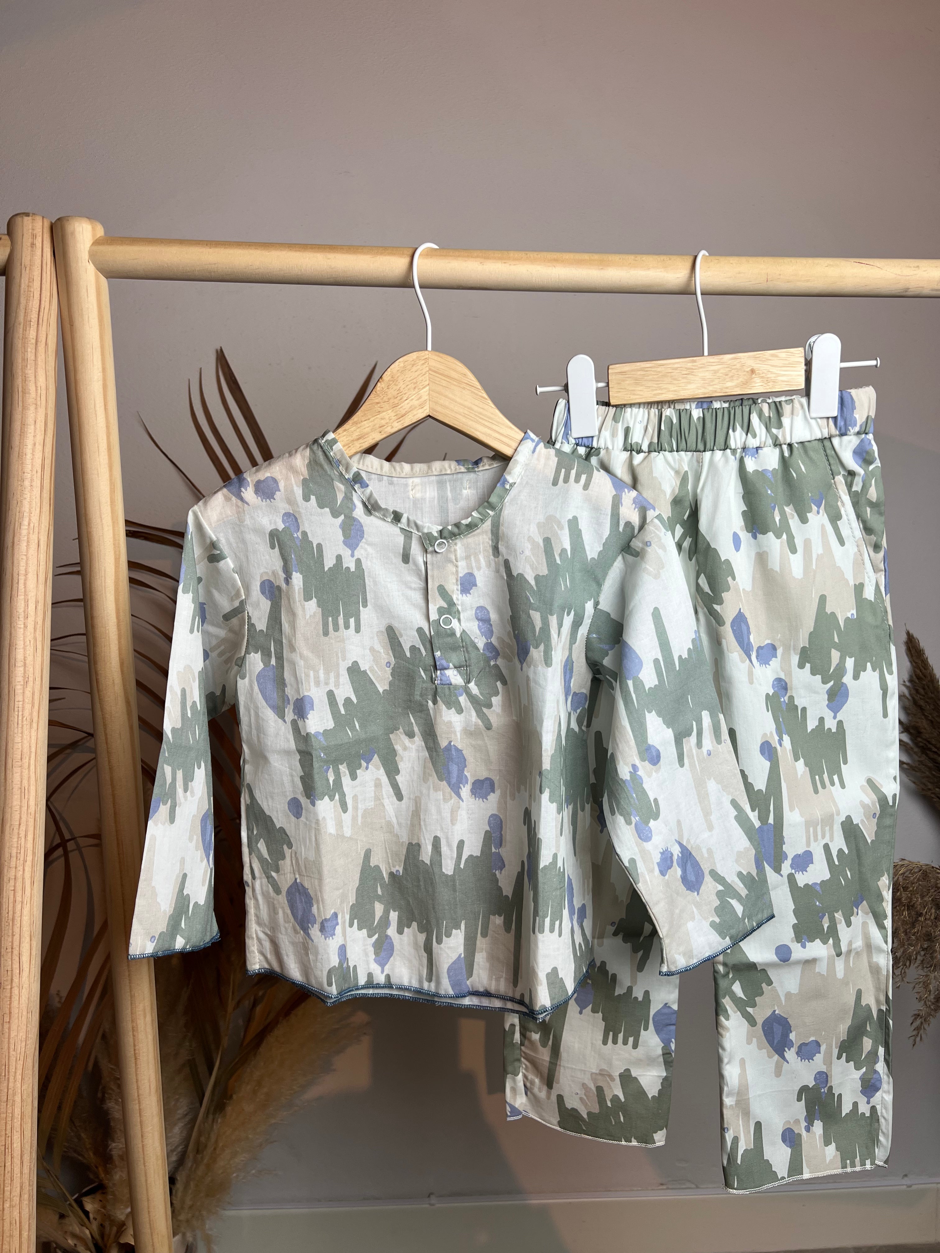 Pantalone chino stampato