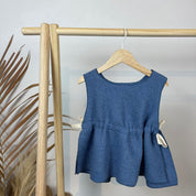 Gilet in lana cotta