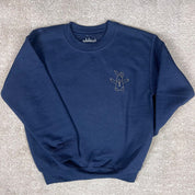 Felpa Blu navy logo Abbicci