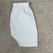 shorts ad ovetto bianco